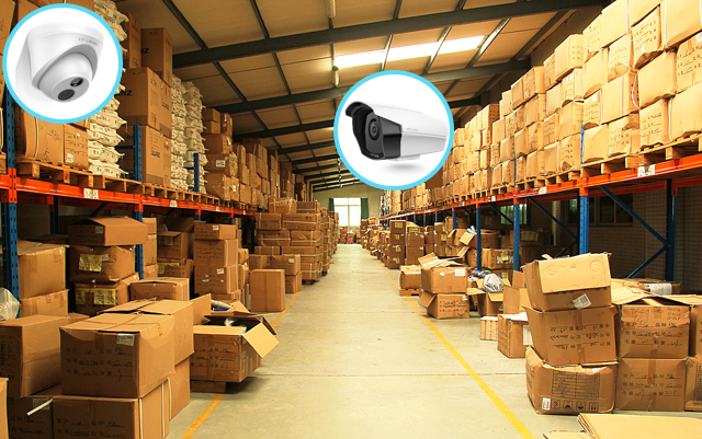 工廠倉庫安裝火災監控，保證倉庫中物品及人員的安全
